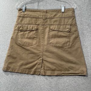Ibex Skirt Womens 4 Organic Cotton Hemp Pockets Outdoor A-Line Tan Gorpcore